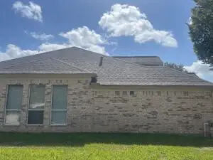 Completed roof replacement at Villages of Cypress Lakes, Cypress TX