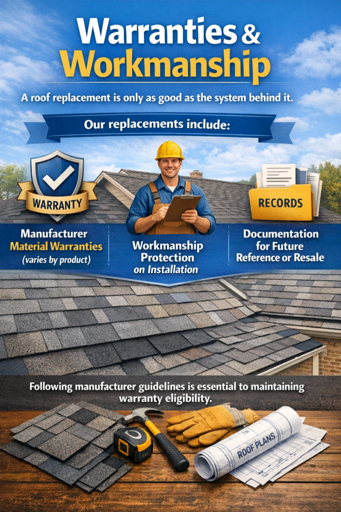 All Out Roofing Warranties and Workmanship