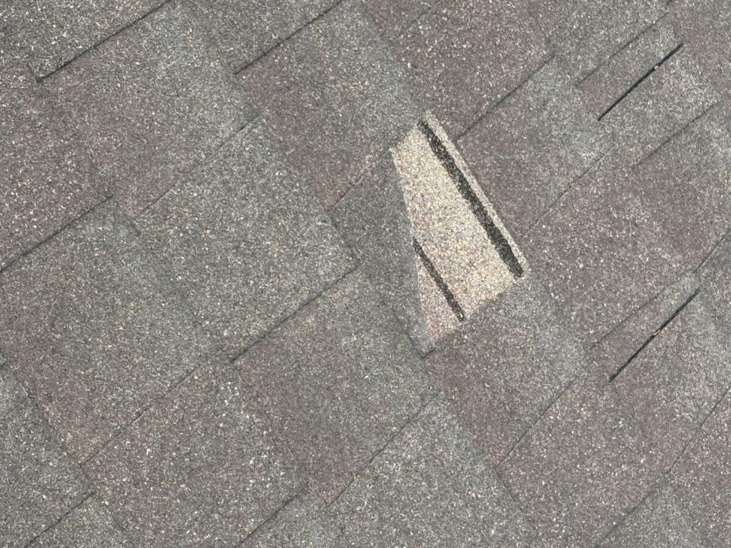 cypress texas storm damaged roof.