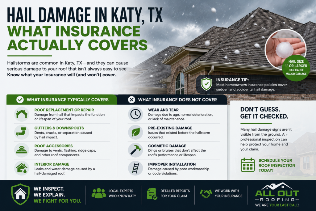 ACV vs RCV roof insurance chart showing what a Texas homeowners policy actually covers after hail damage